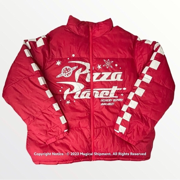 Disney Other - Disney Parks - Toy Story - Pizza Planet Puffy Jacket